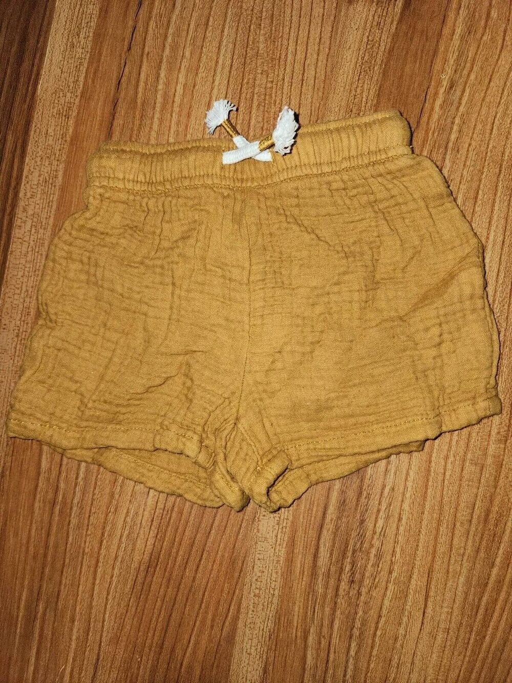 Little Co. by Lauren Shorts Size 9 Months Unisex Conrad Organic Gauze Brown 4047
